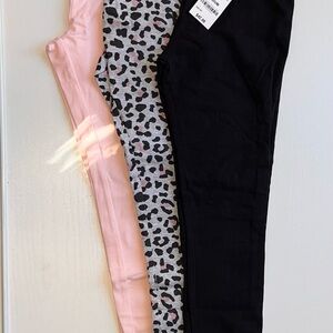 Epic Threads Big Girls Basic Legging Bundle, Pack of 3 Size Medium 10/12